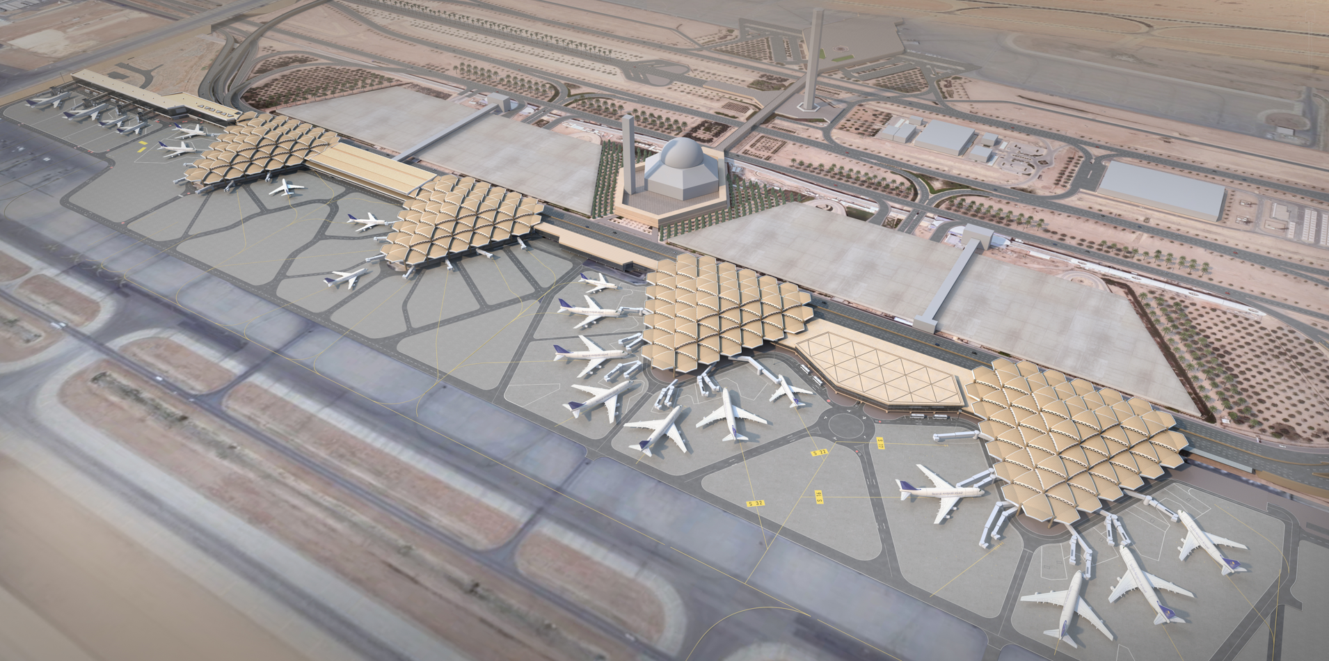 Riyadh International Airport Terminal 1 & 2